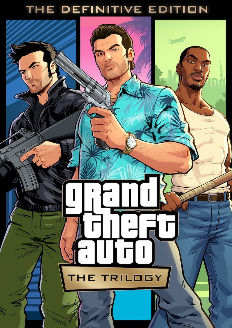 Grand Theft Auto III (2001)، Grand Theft Auto: Vice City (2002) و Grand Theft Auto: سن آندریاس (2004) جی تی آ